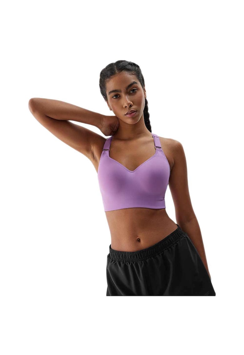 Bustiera sport WSS24USBAF114 - 4F - Poliester/Elastan - Mov -