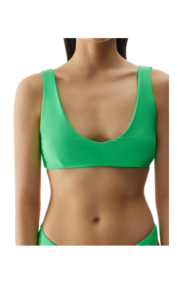 Costum de baie dama - top de bikini - croiala regulata - suport redus - multicolor - poliamida/elastan