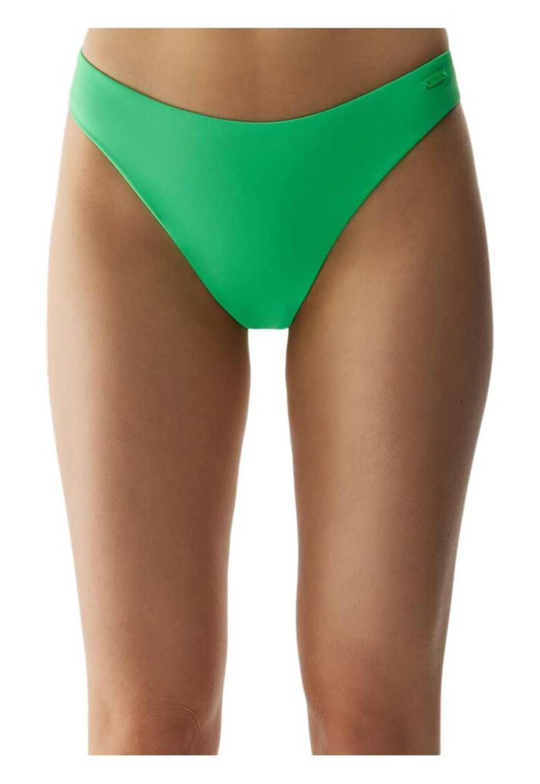 Costum de baie dama - slip bikini - verde - poliamida - elastan