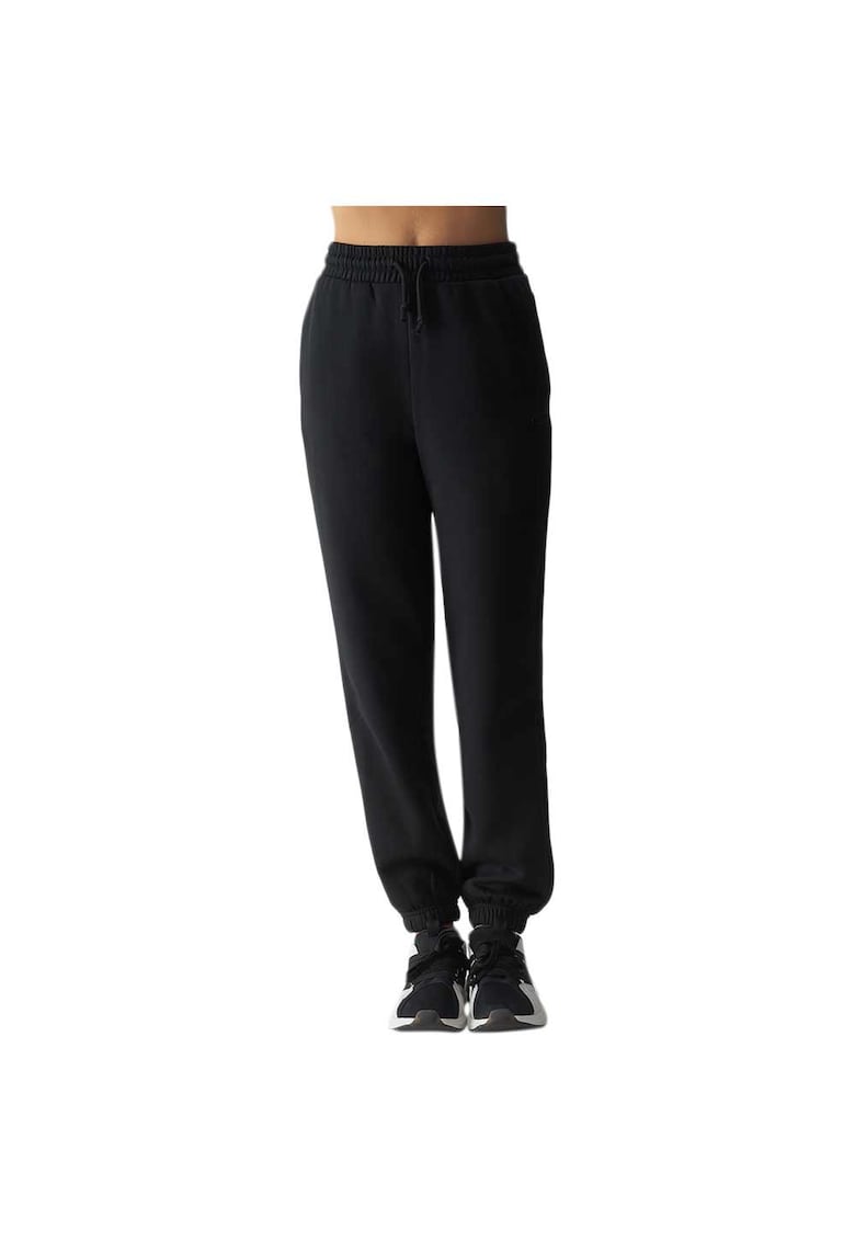 Pantaloni sport dama WAW24TTROF0819 - 4F - Bumbac/Poliester - Negru