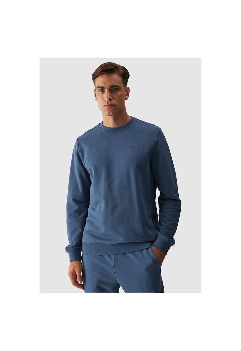 Bluza barbati casual si sport - albastru - bumbac 80%