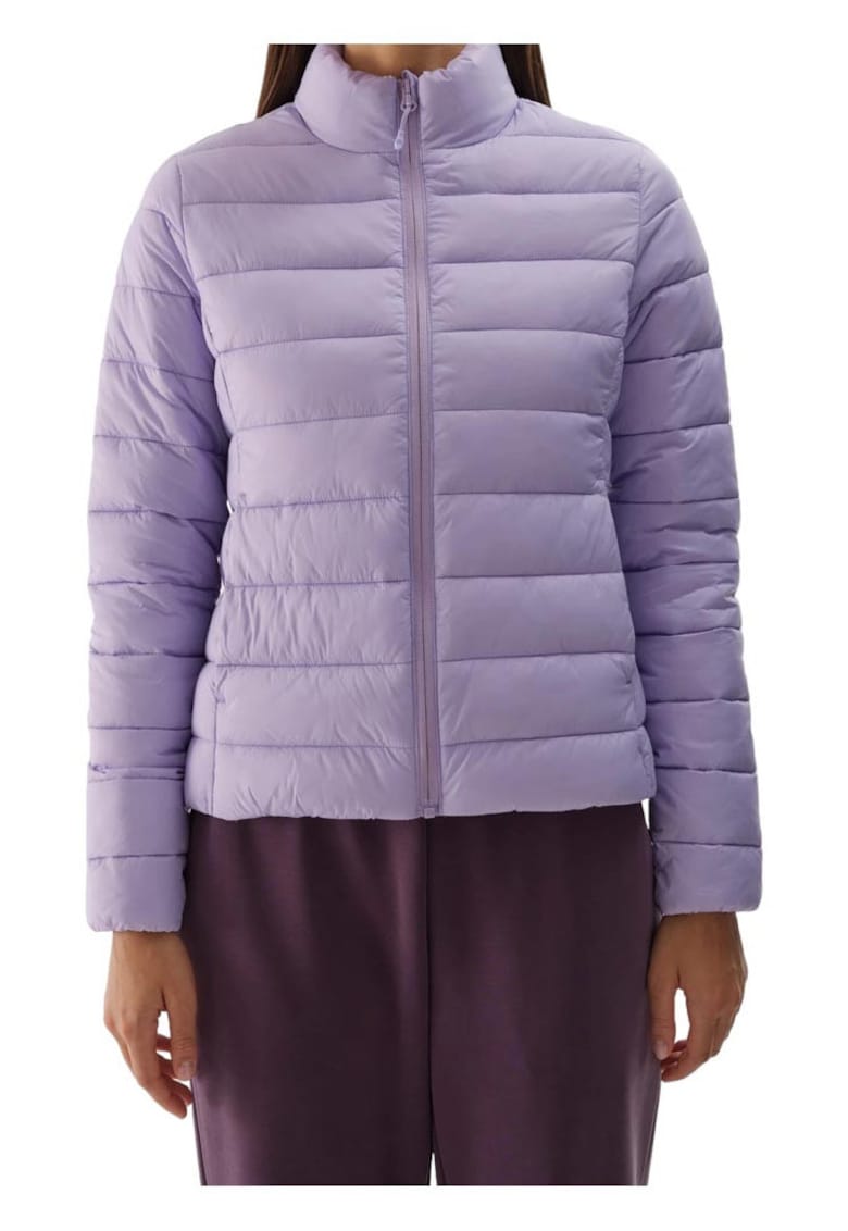 Jacheta de puf pentru femei - hidrofuga - protectie usoara - violet - poliamida
