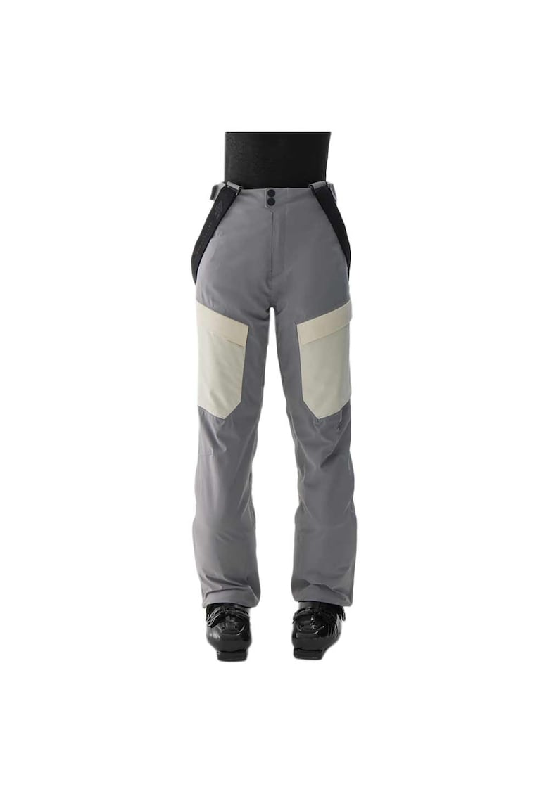 Pantaloni sport dama WAW24TFTRF699 - 4F - Poliamida/Elastan - Gri