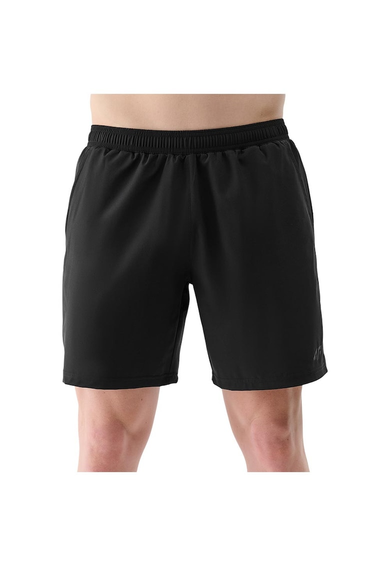 Pantaloni scurti pentru barbati 4FWSS25TFSHM0912 - poliester/elastan - negru