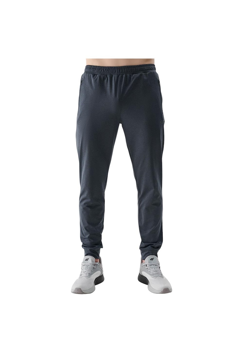 Pantaloni sport barbati Adriano - talie ajustabila - poliester - bleumarin