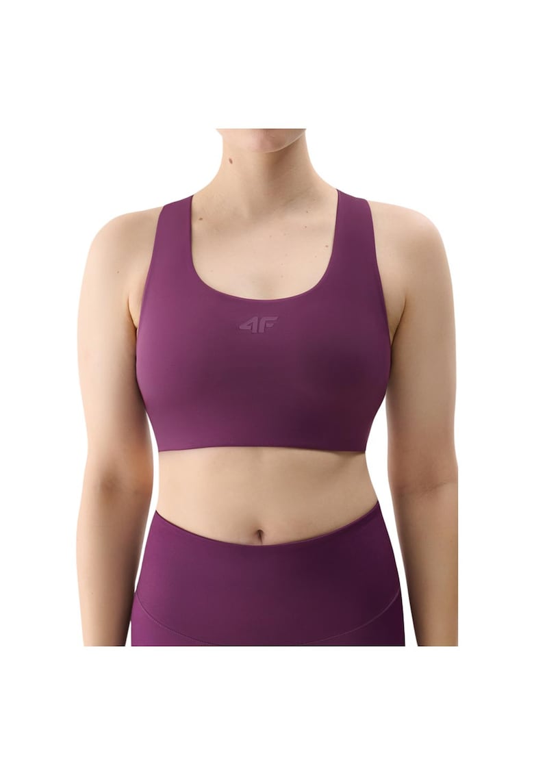 Bustiera sport dama RSS25USBAF152 - 4F - Poliester/Elastan - Mov