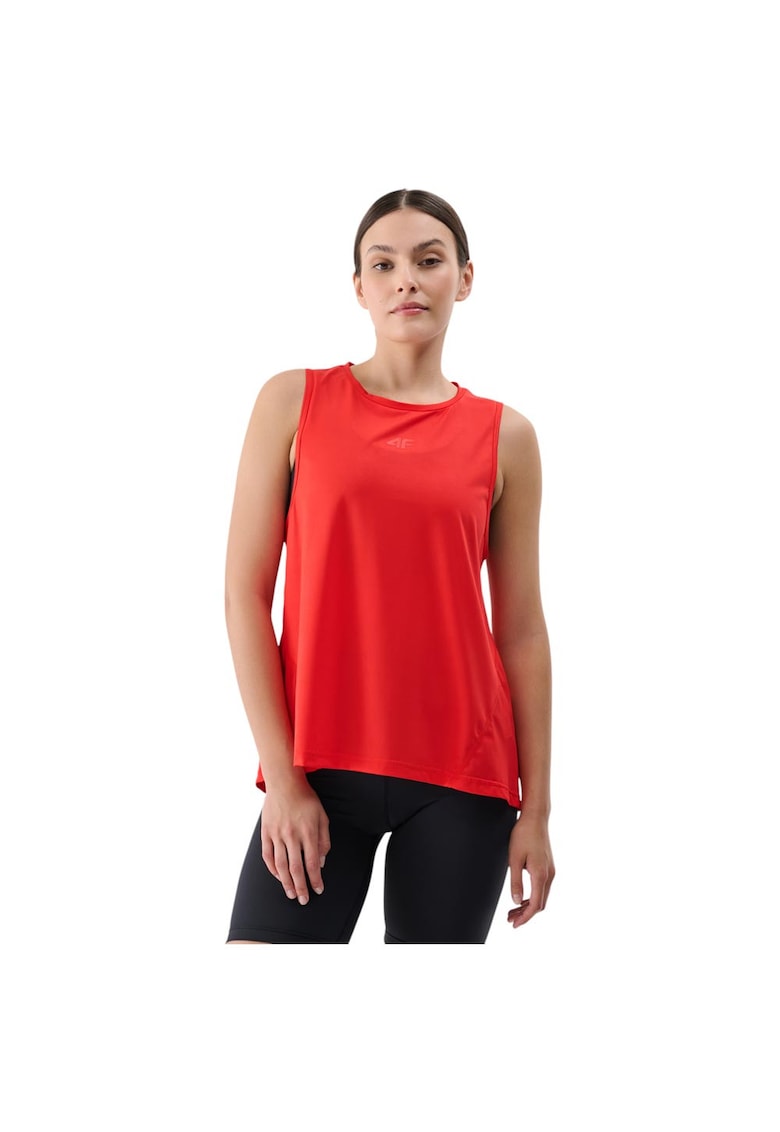 Maiou sport dama functional - fara maneci - portocaliu - poliester