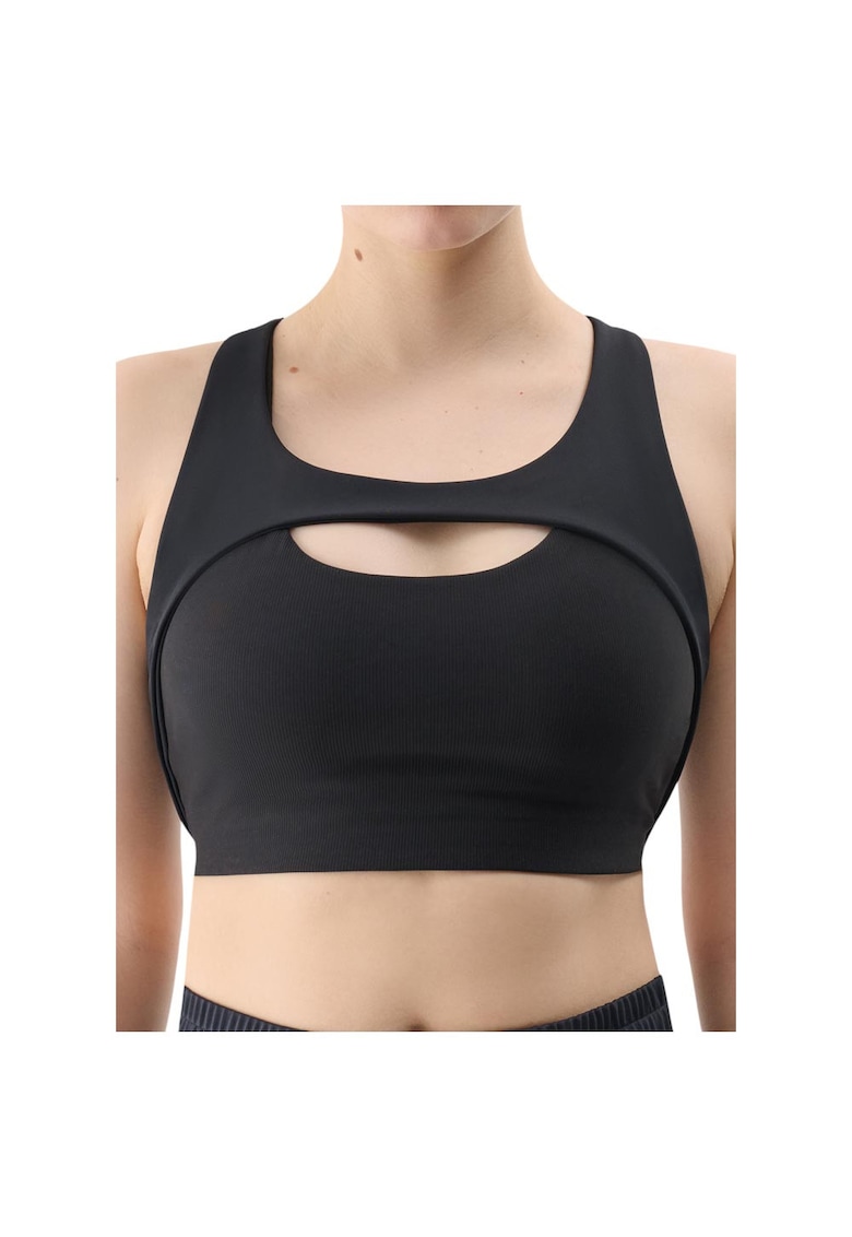 Bustiera sport WSS25USBAF150 - 4F - Poliester/Elastan - Negru