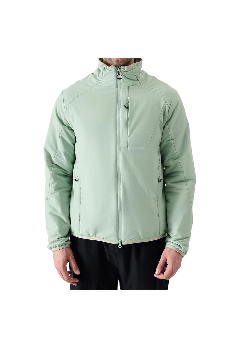 Jacheta de puf barbati impermeabila - elastica - verde - material sintetic -