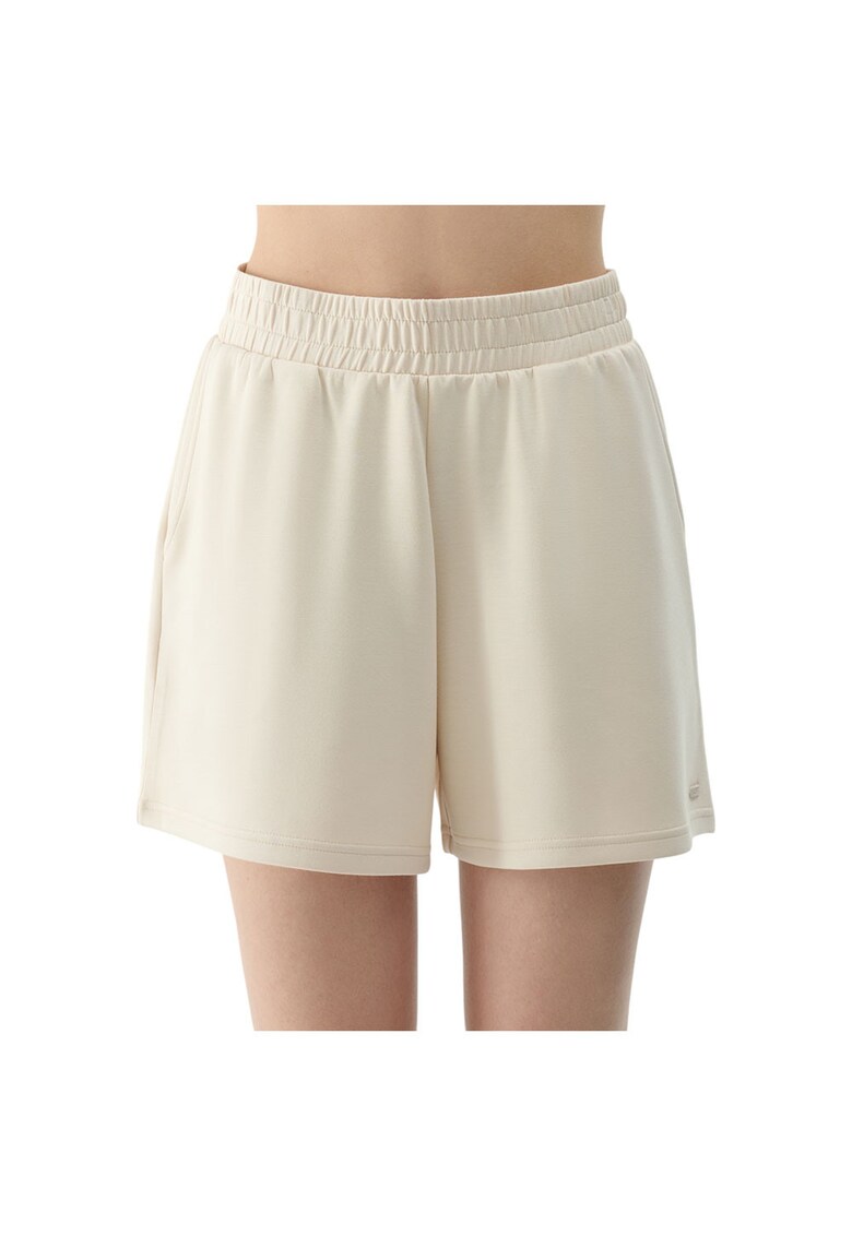 Pantaloni scurti sport dama WSS25TSHOF540 - 4F - Modal/Poliester - Galben