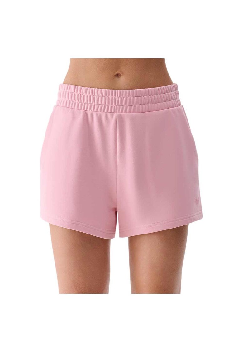 Pantaloni sport scurti dama WMM00TSHOF542 - 4F - Bumbac/Poliester - Roz