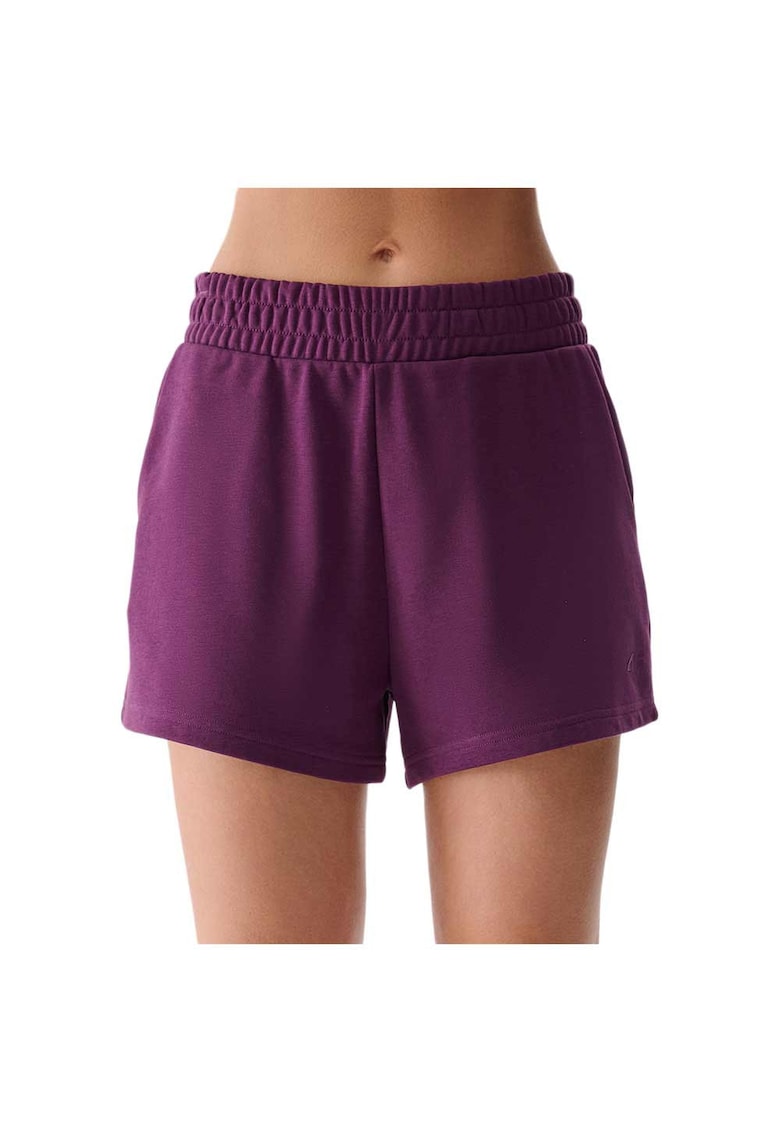 Pantaloni sport scurti dama WMM00TSHOF542 - 4F - Bumbac/Poliester - Mov