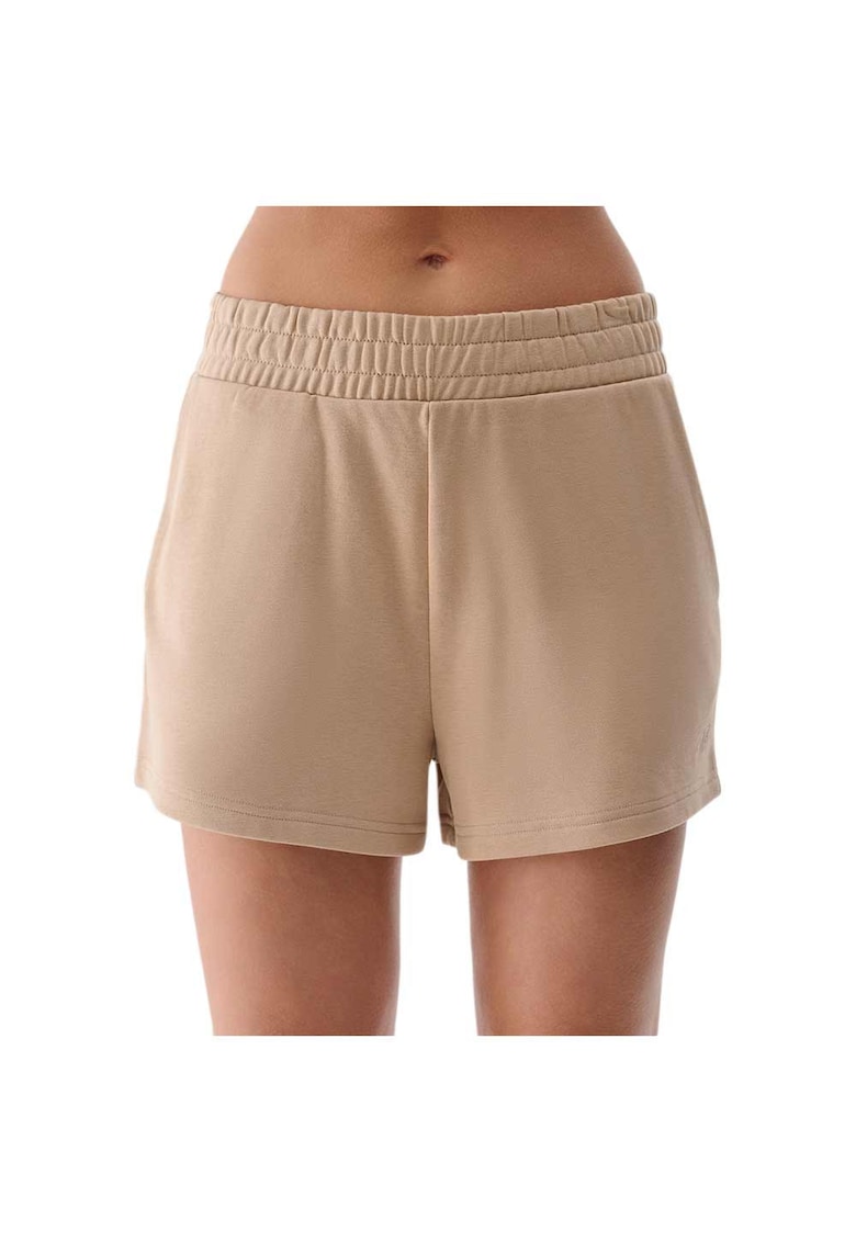 Pantaloni sport dama WMM00TSHOF542 - 4F - Bumbac/Poliester - Bej