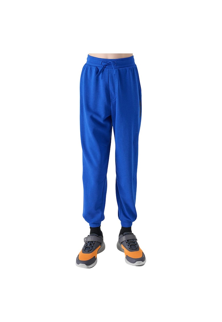 Pantaloni sport copii croiala confortabila - talie elastica - bumbac - albastru