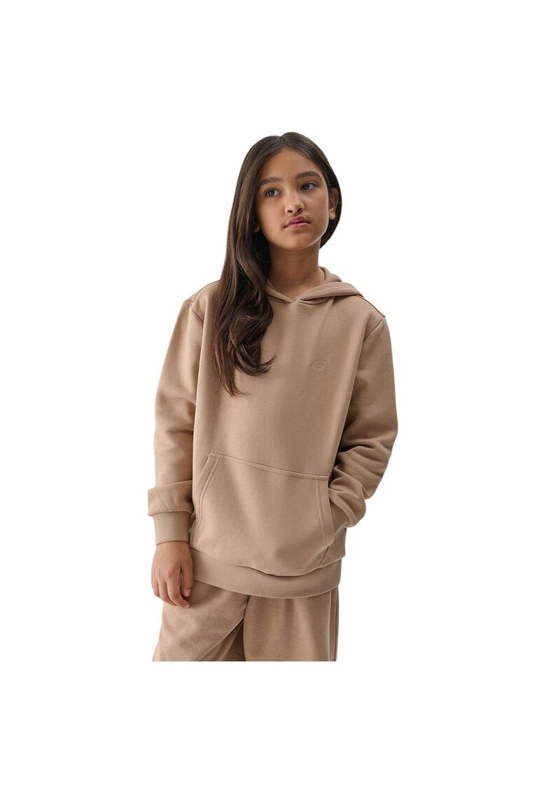 Hanorac pentru copii 4FJWSS25TSWSF1854 - bumbac/poliester - bej -