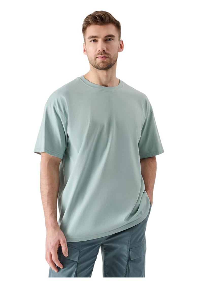Tricou lejer bumbac - Verde