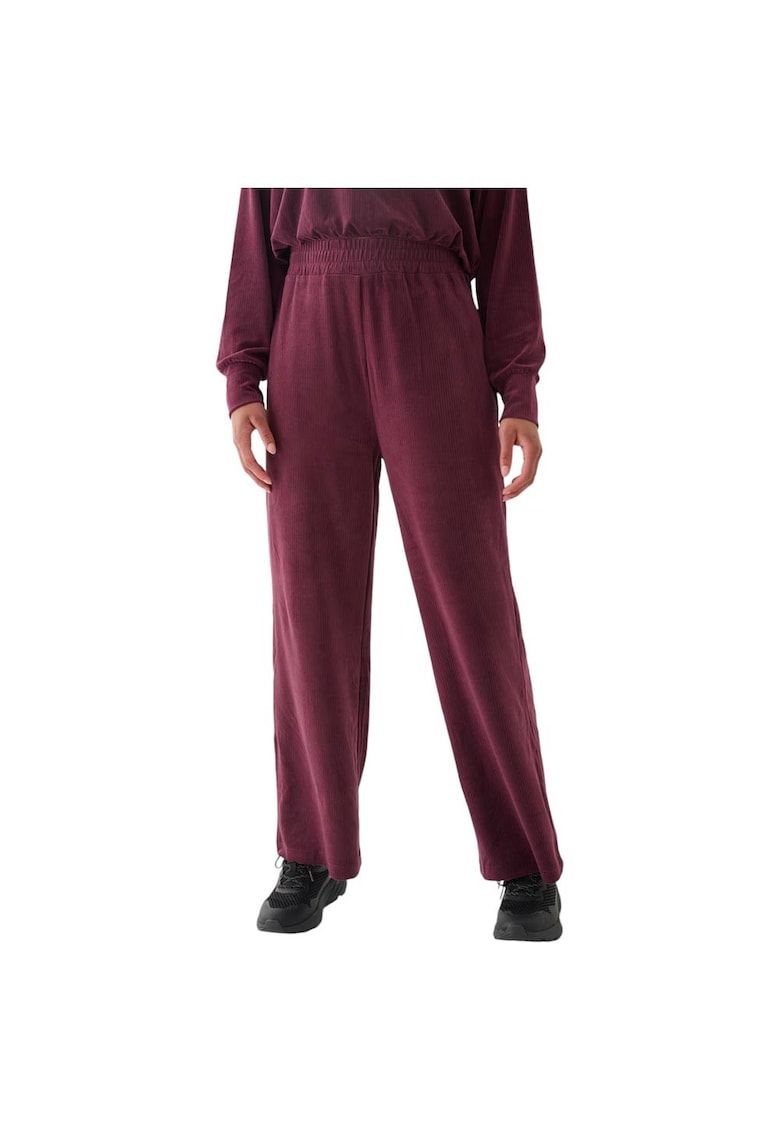 Pantaloni sport dama RAW24TTROF1352 - 4F - Poliester/Elastan - Visiniu