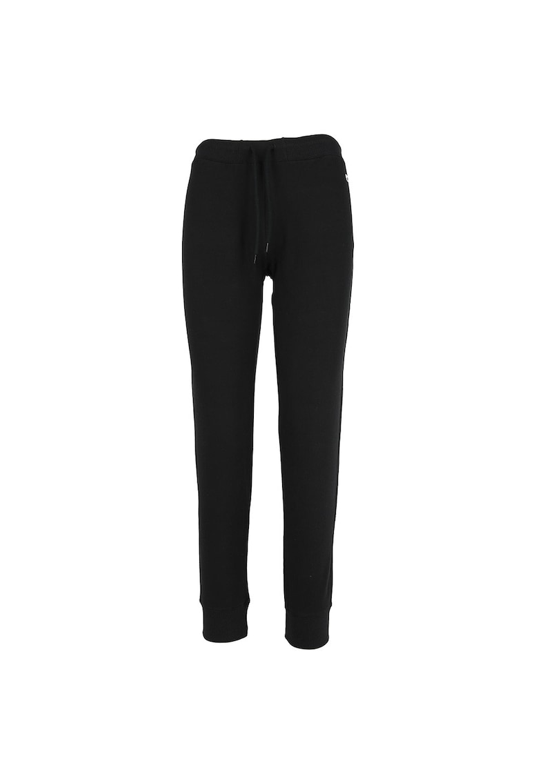Pantaloni sport dama 111999 - Bumbac/Elastan - Negru -