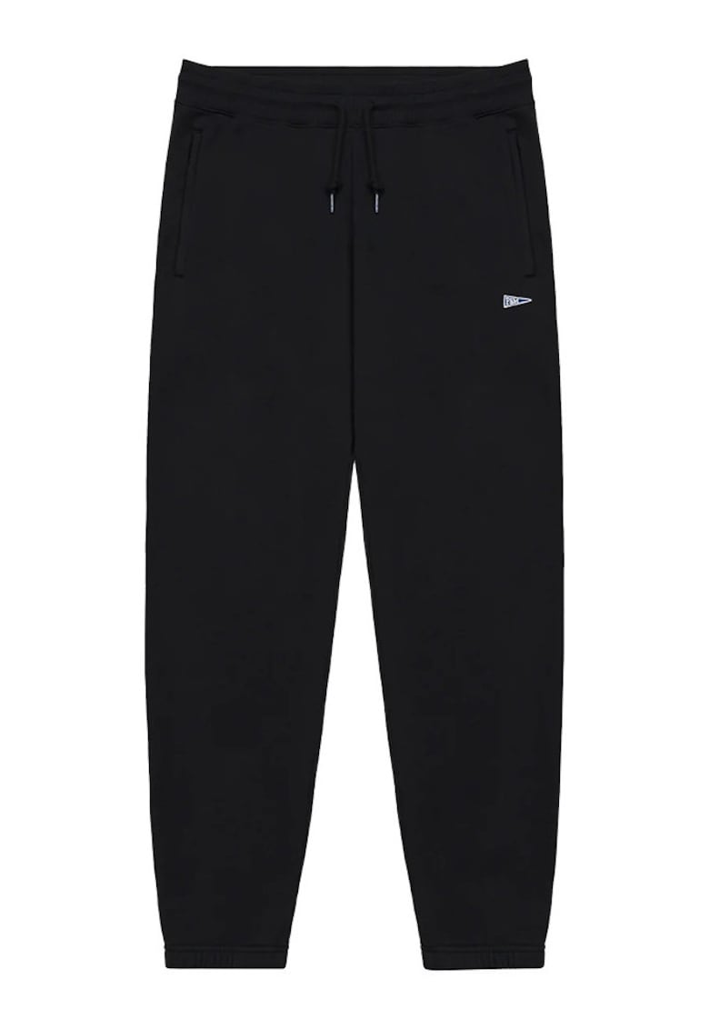 Pantaloni barbatesti - fleece - elastic - negru - bumbac