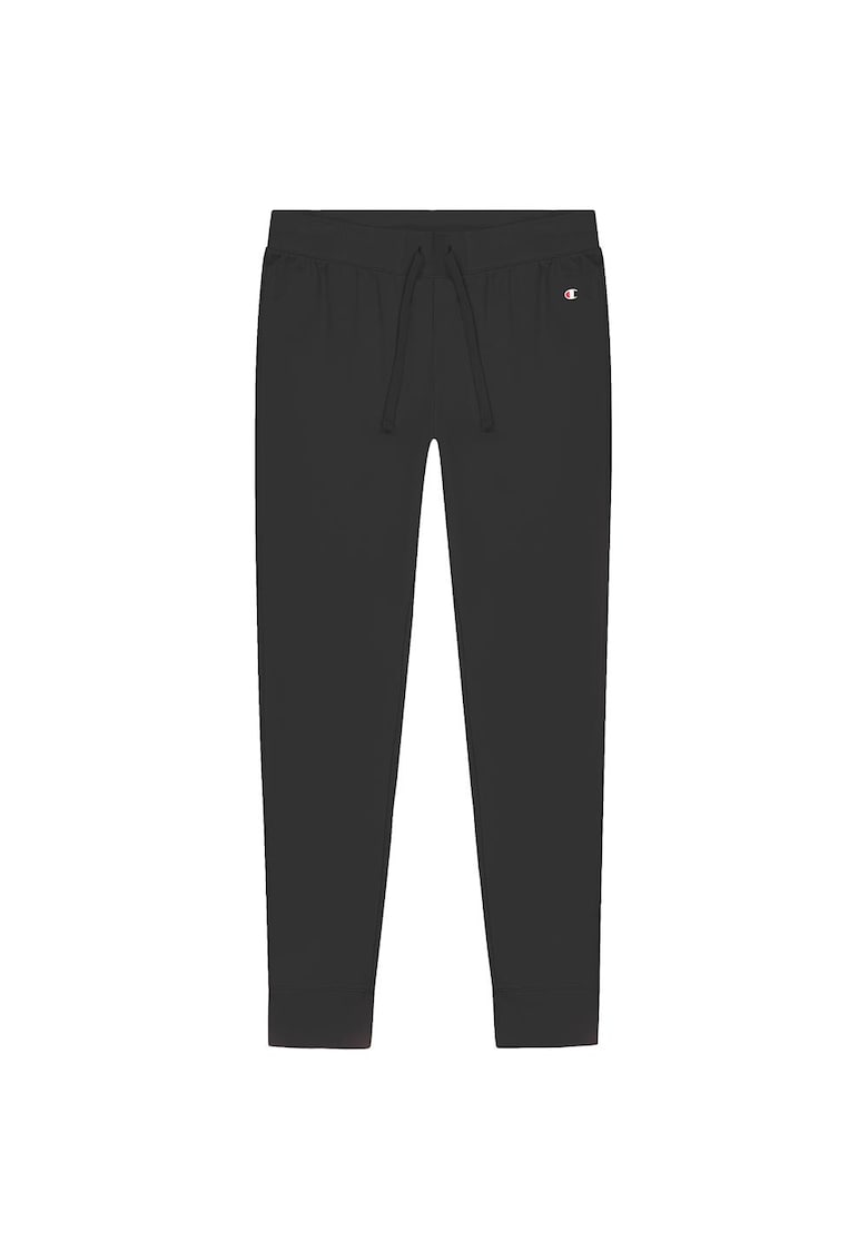 Pantaloni sport dama 115404 - Bumbac/Elastan - Negru -