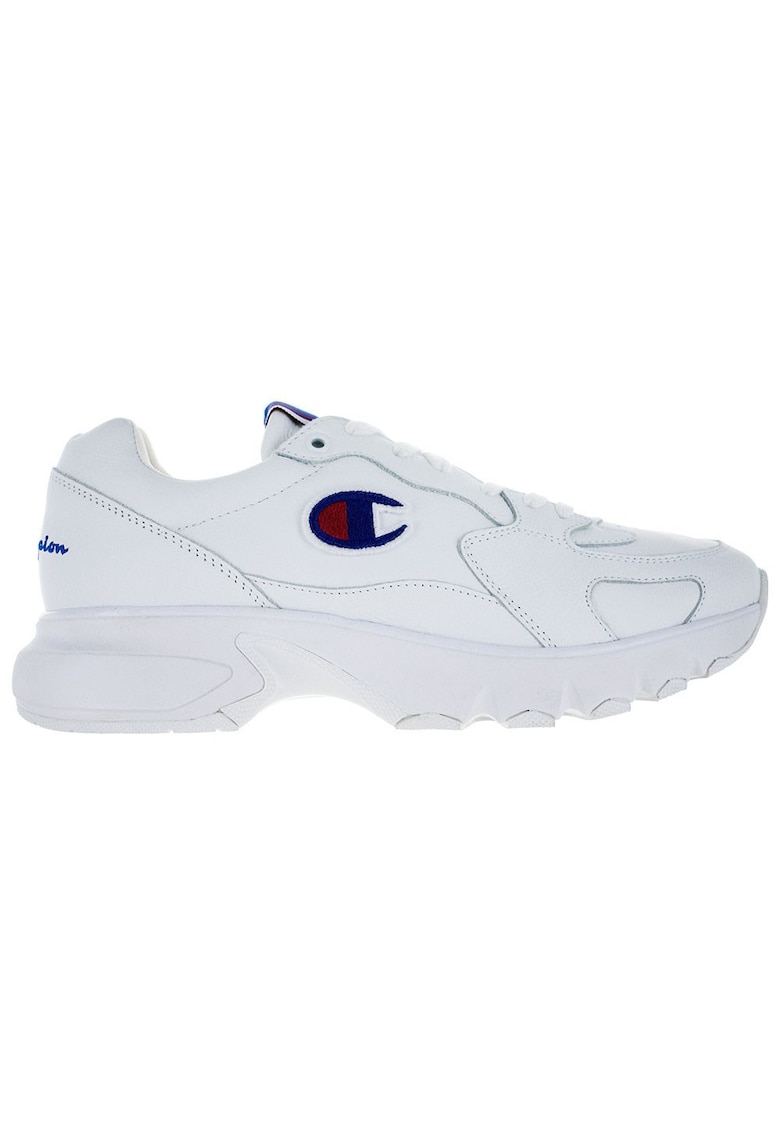 Pantofi sport barbati croiala joasa - piele - alb