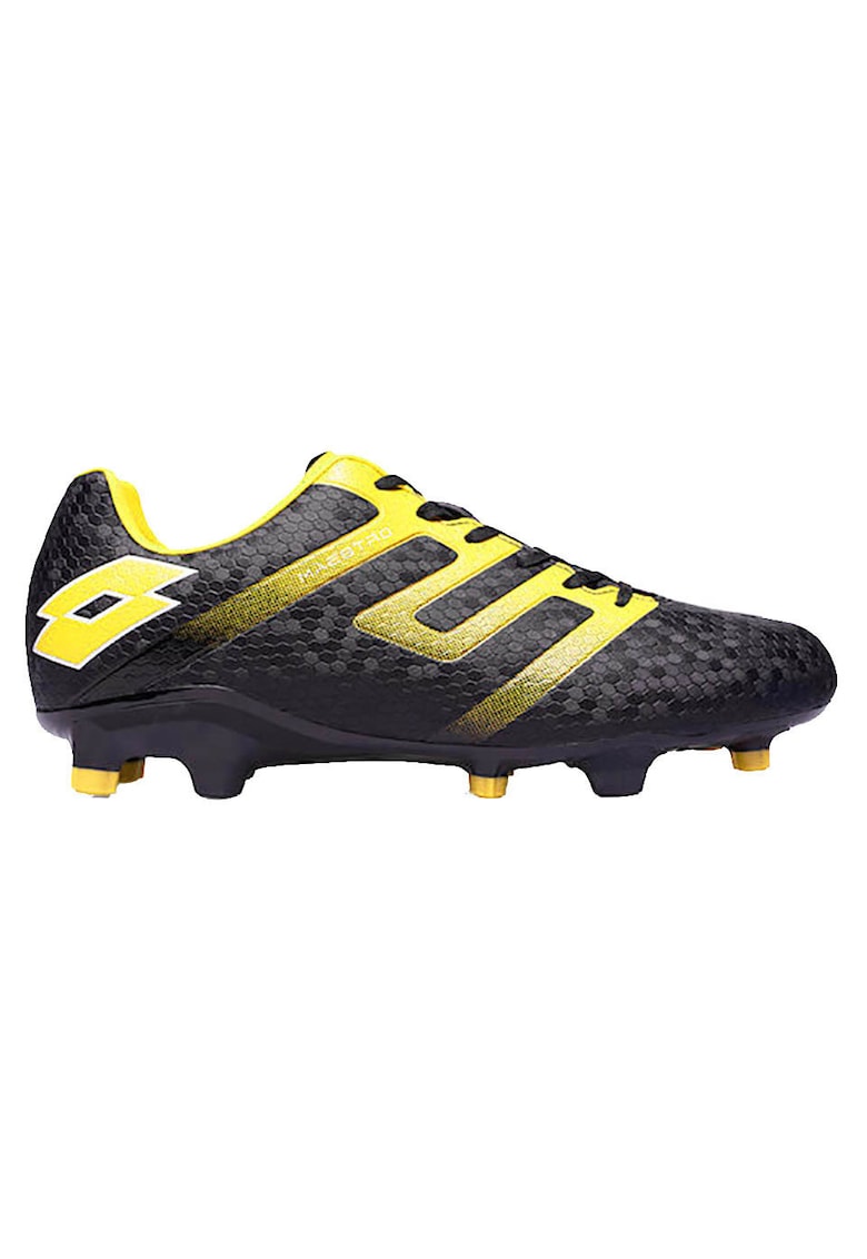 Pantofi sport barbati Maestro 700 IV FG - negru-galben - piele ecologica - talpa cu crampoane pentru stabilitate.
