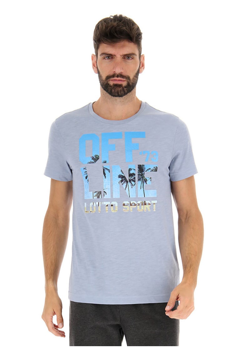 Tricou barbat - Tee Offline - maneca scurta - gri - bumbac
