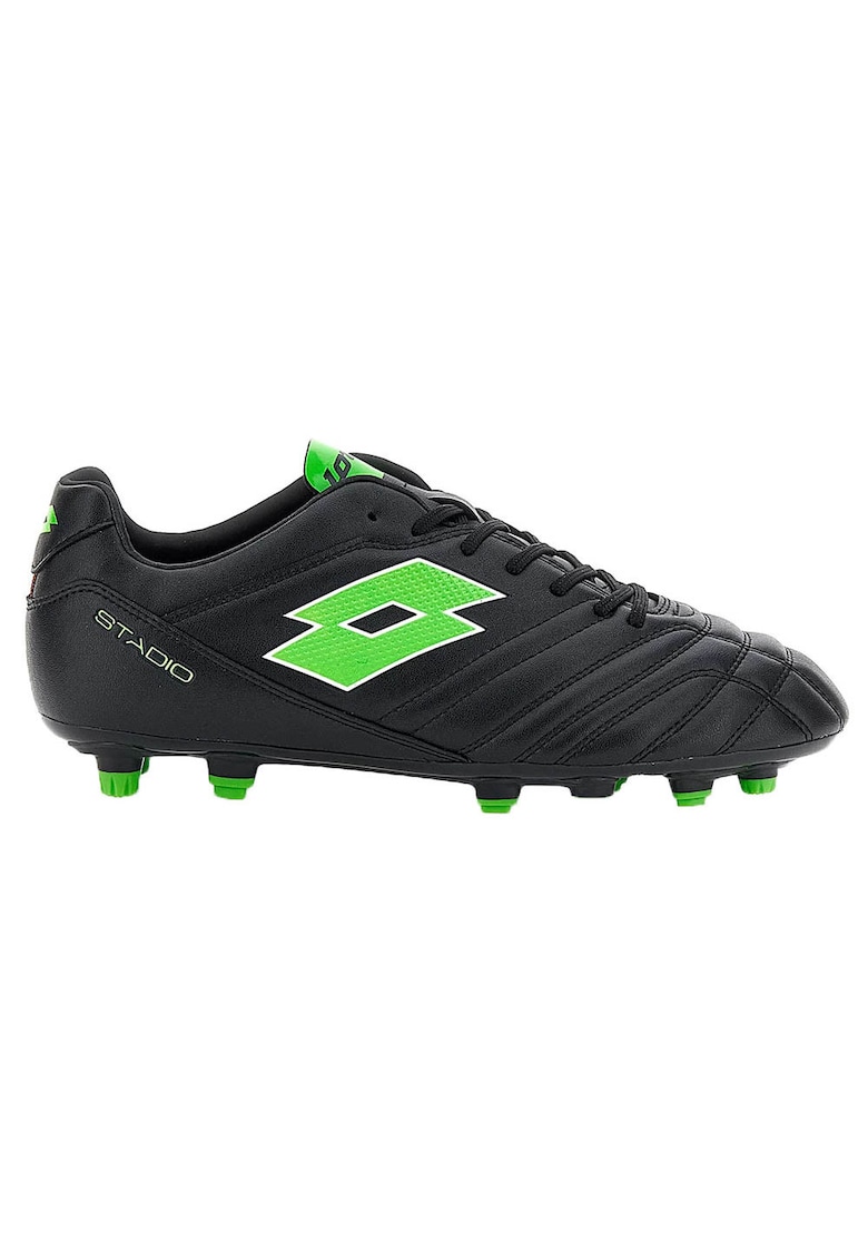 Ghete fotbal Stadio 705 FG - negru - sintetic - talpa FG - pentru terenuri naturale