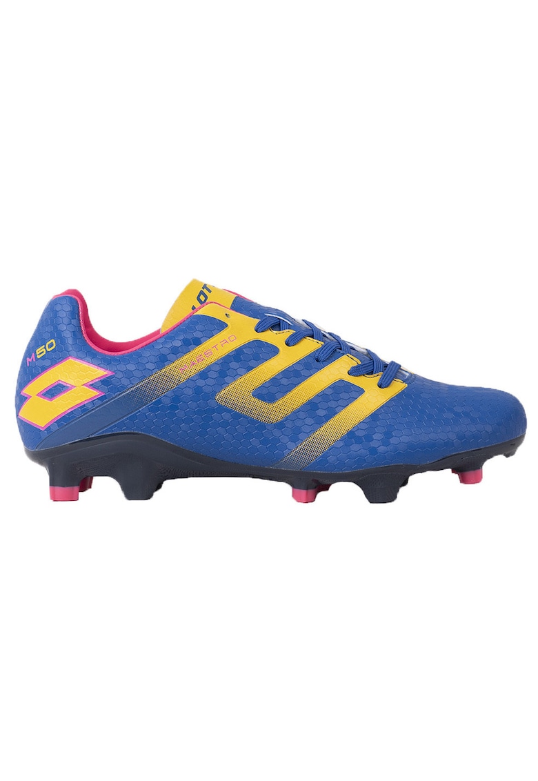 Pantofi sport barbati Maestro 700 IV FG - albastru-galben - sintetic - cu talpa din cauciuc si crampoane pentru stabilitate.