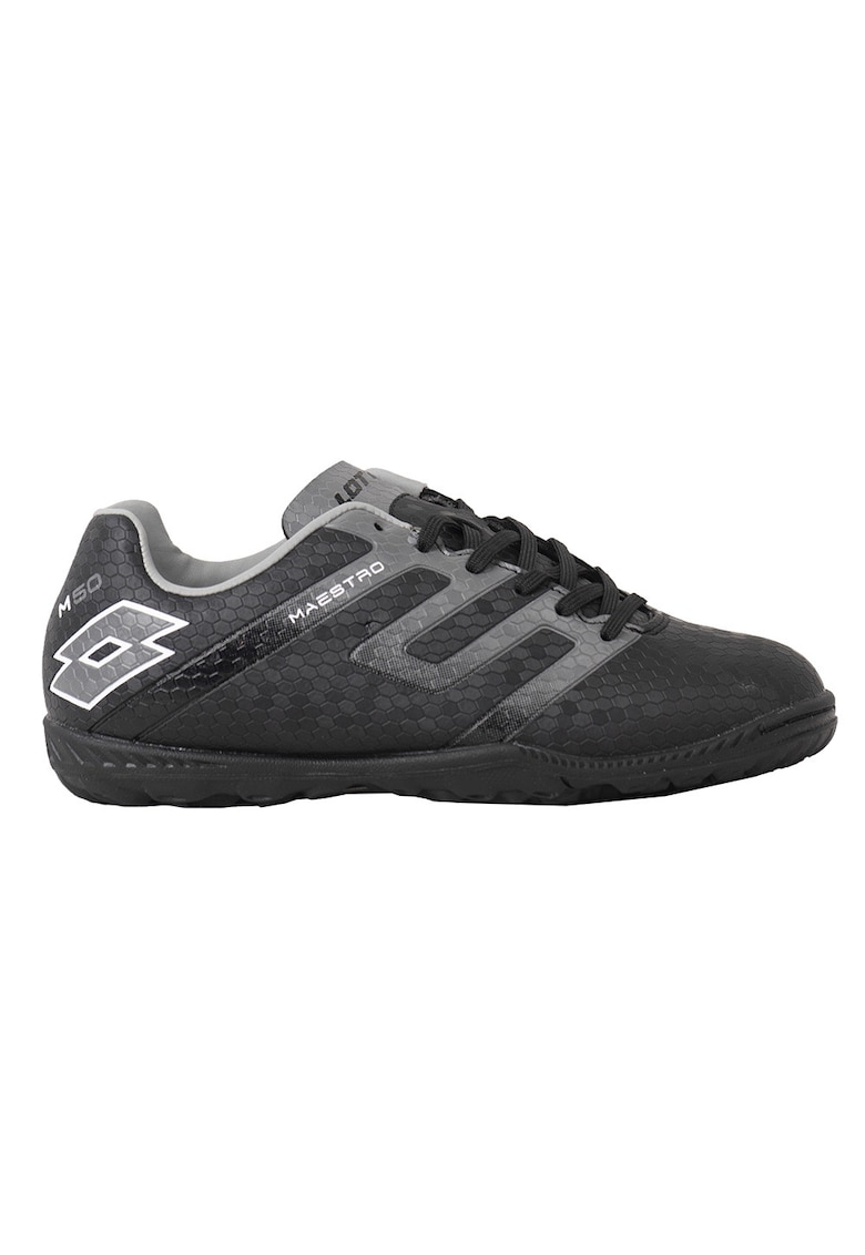 Ghete fotbal copii Maestro 700 IV TF JR - material sintetic - design ergonomic - negru