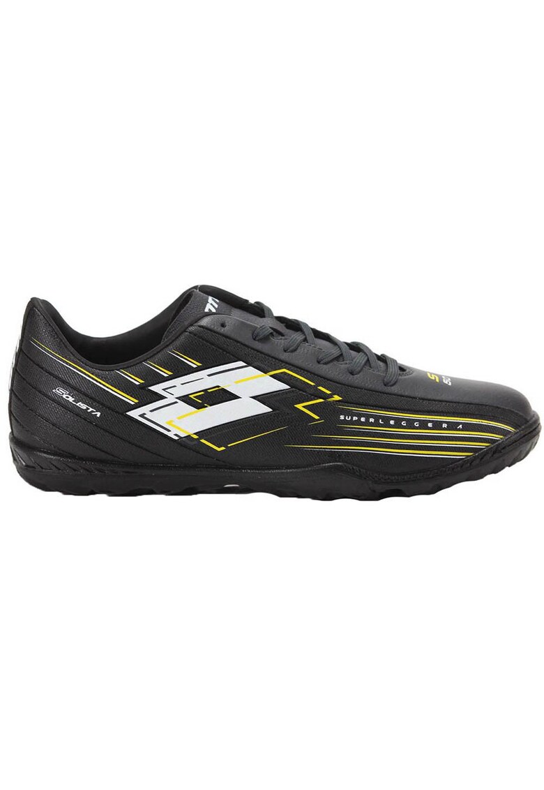 Ghete fotbal Solista 700 VII TF - negru - sintetic - pentru terenuri de gazon artificial