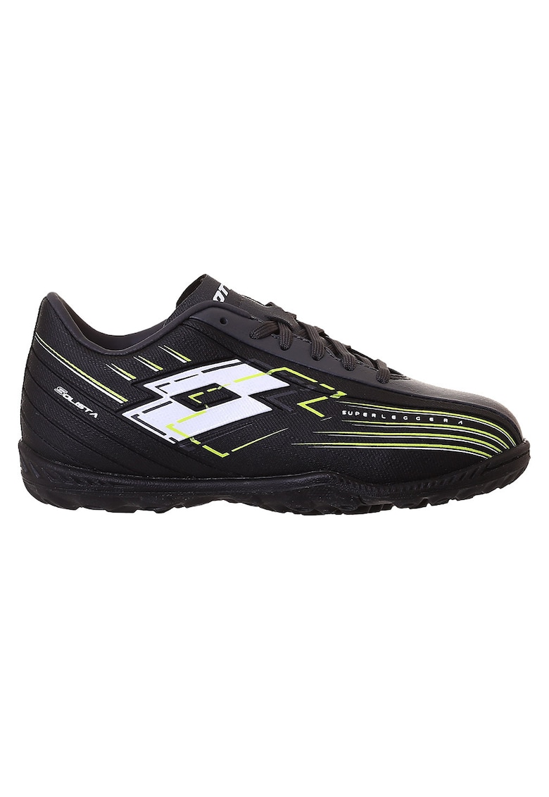 Ghete fotbal copii Solista 700 VIII TF JR - sintetic - talpa TURF - negru
