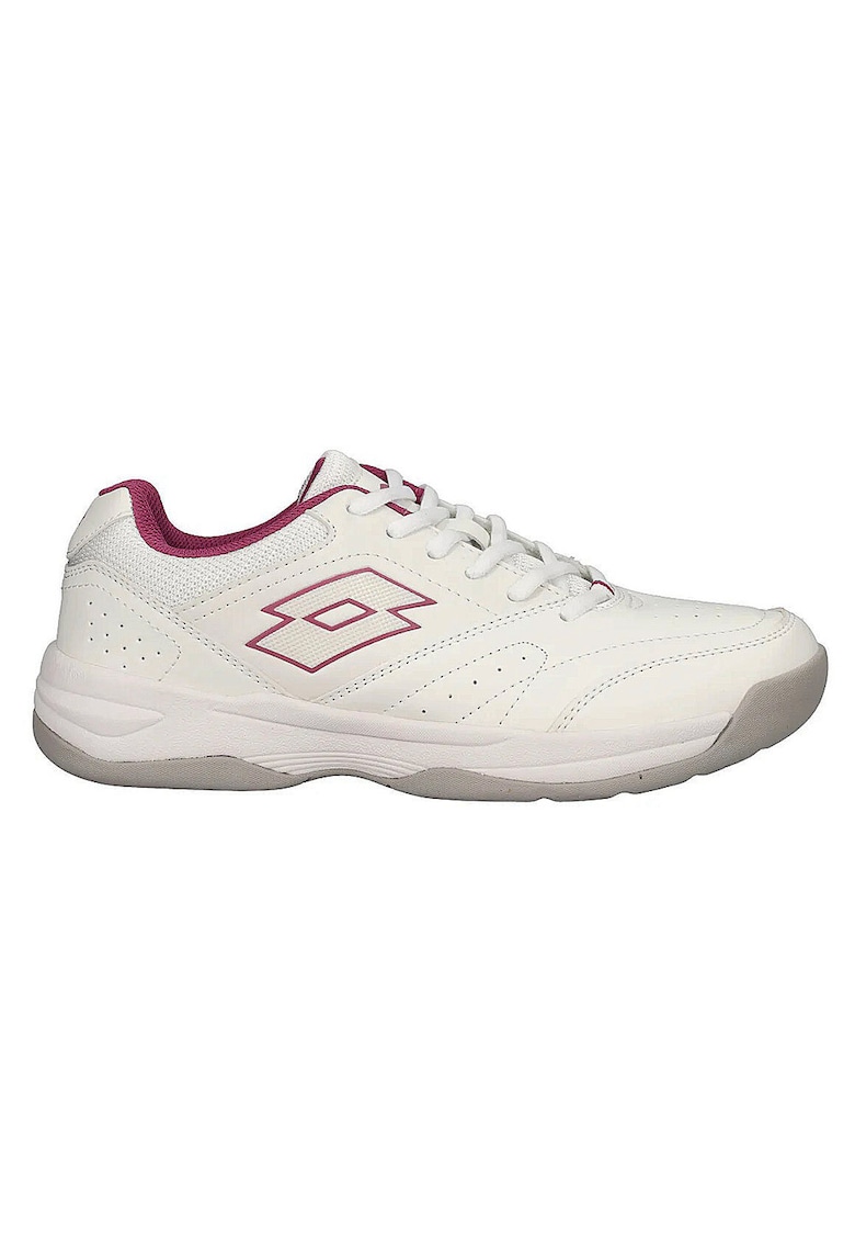 Pantofi sport dama Court AMF XX W - alb - piele sintetica - design ergonomic - brant cu spuma cu memorie