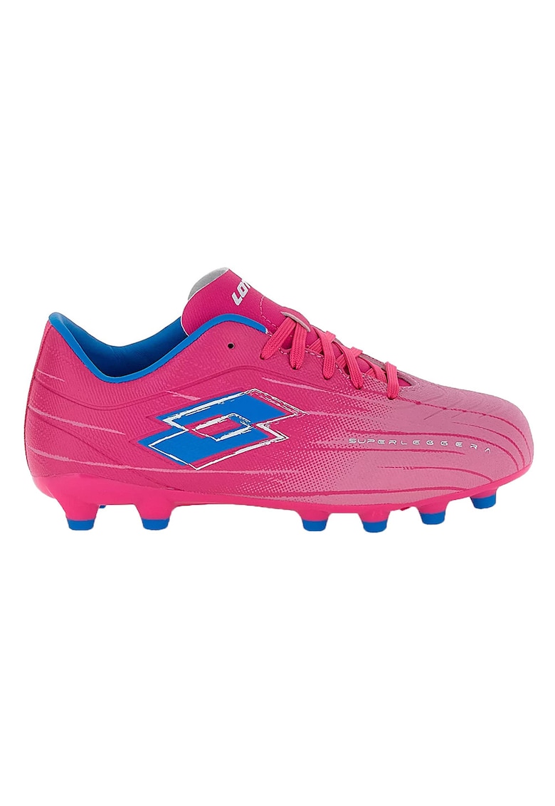 Ghete fotbal copii Solista 700 IX FG JR - sintetic - roz - talpa cu crampoane