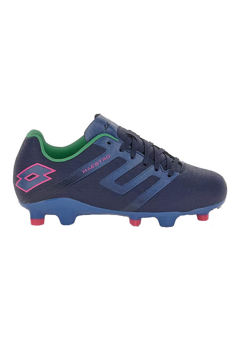 Ghete fotbal - sintetic - albastru inchis -
