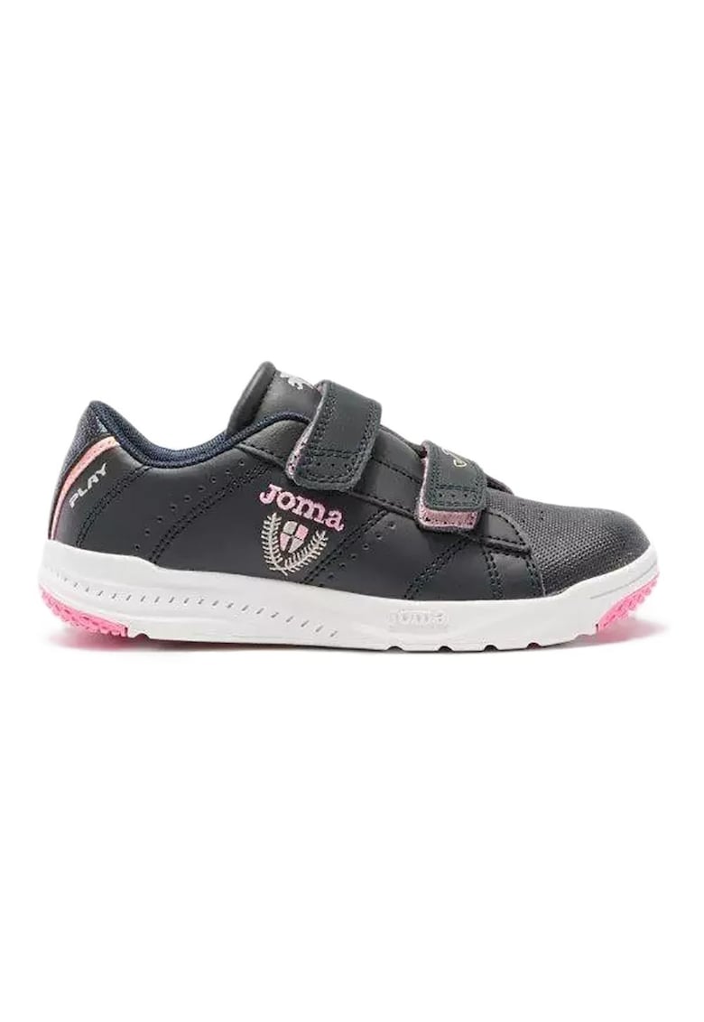 Pantofi sport copii - Play Jr 2143 - negru - roz - piele