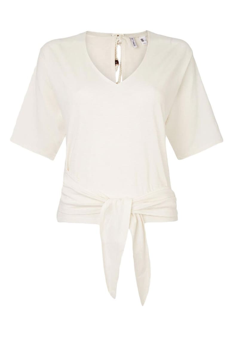 Camasa scurta dama - Poliester - Bej -
