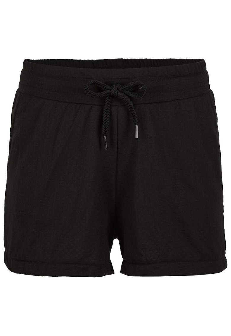 Pantaloni scurti sport dama 1A7520 - Poliester/Elastan - Negru