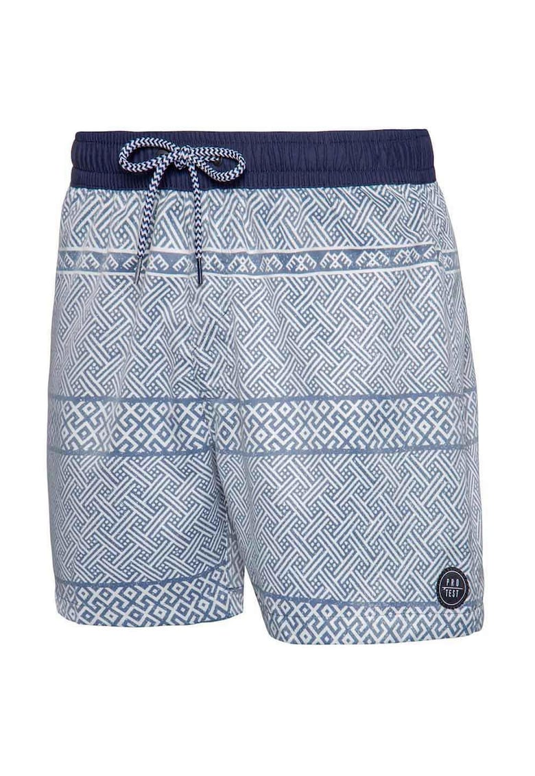 Costum de baie bleumarin-albastru - material rezistent -