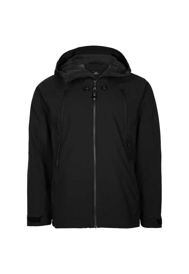 Geaca sport barbati impermeabila - cu gluga si orificii de ventilatie - 100% poliester -