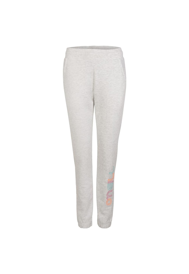 Pantaloni sport dama 1P7736W - Bumbac/Poliester - Gri -