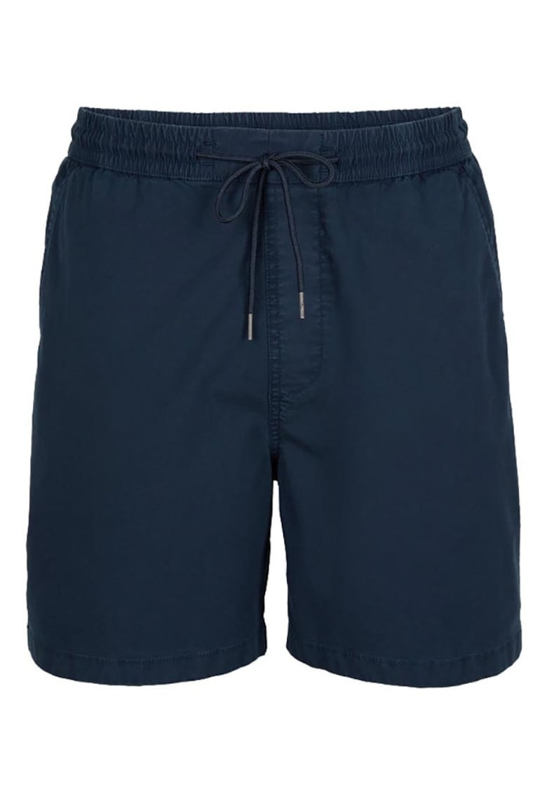 Pantaloni scurti barbati bleumarin - bumbac - croiala regulata - talie elastica