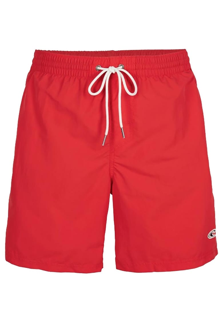 Costum de baie Vert - talie elastica - Rosu