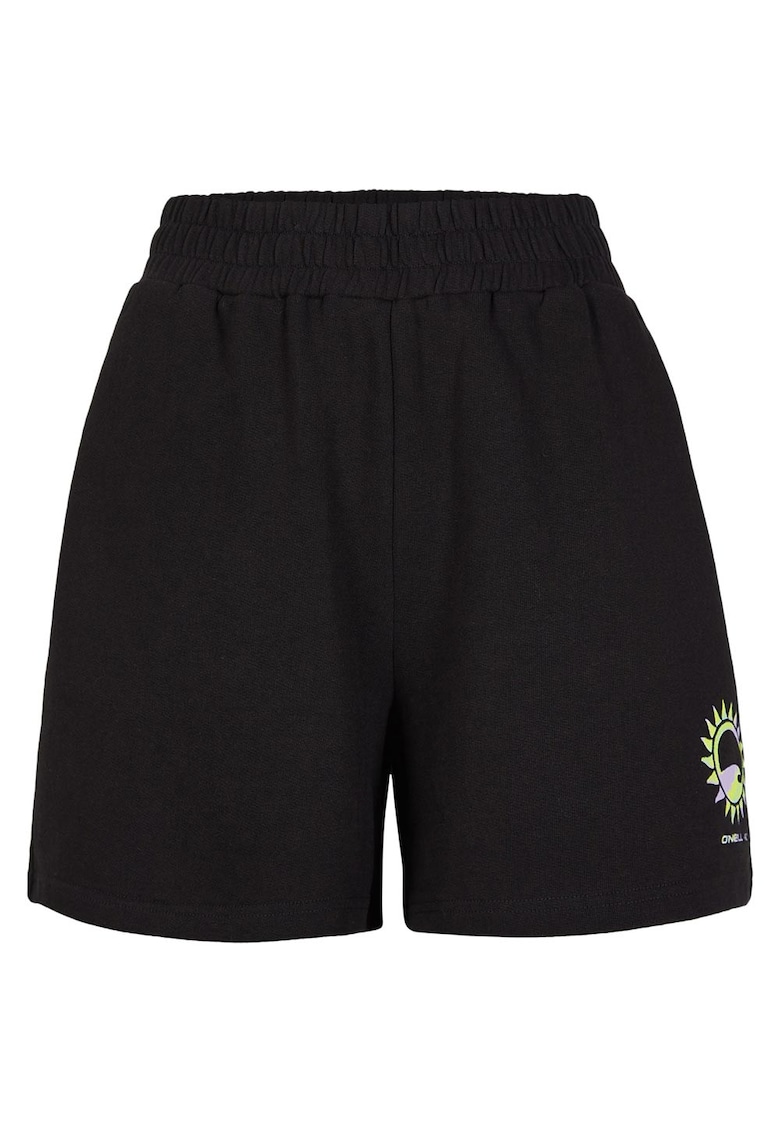 Pantaloni scurti sport dama 1700027 - Bumbac - Negru