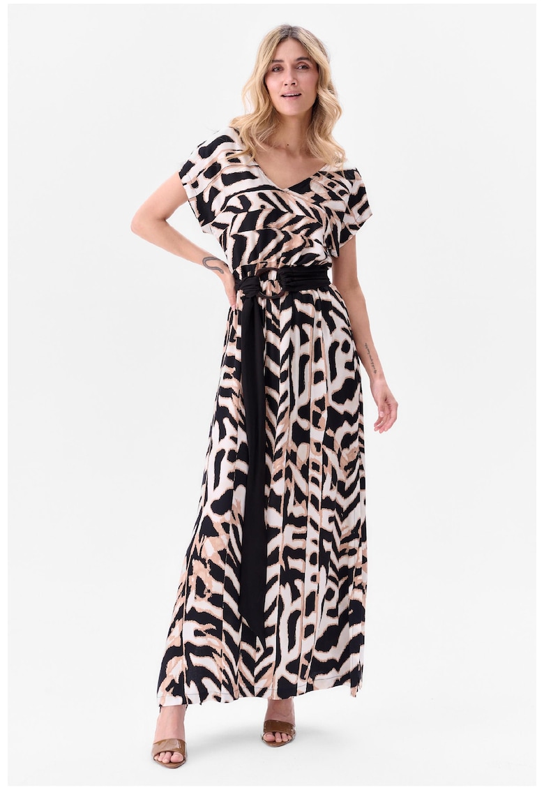 Rochie maxi cu detalii incrucisate pe spate Holdi