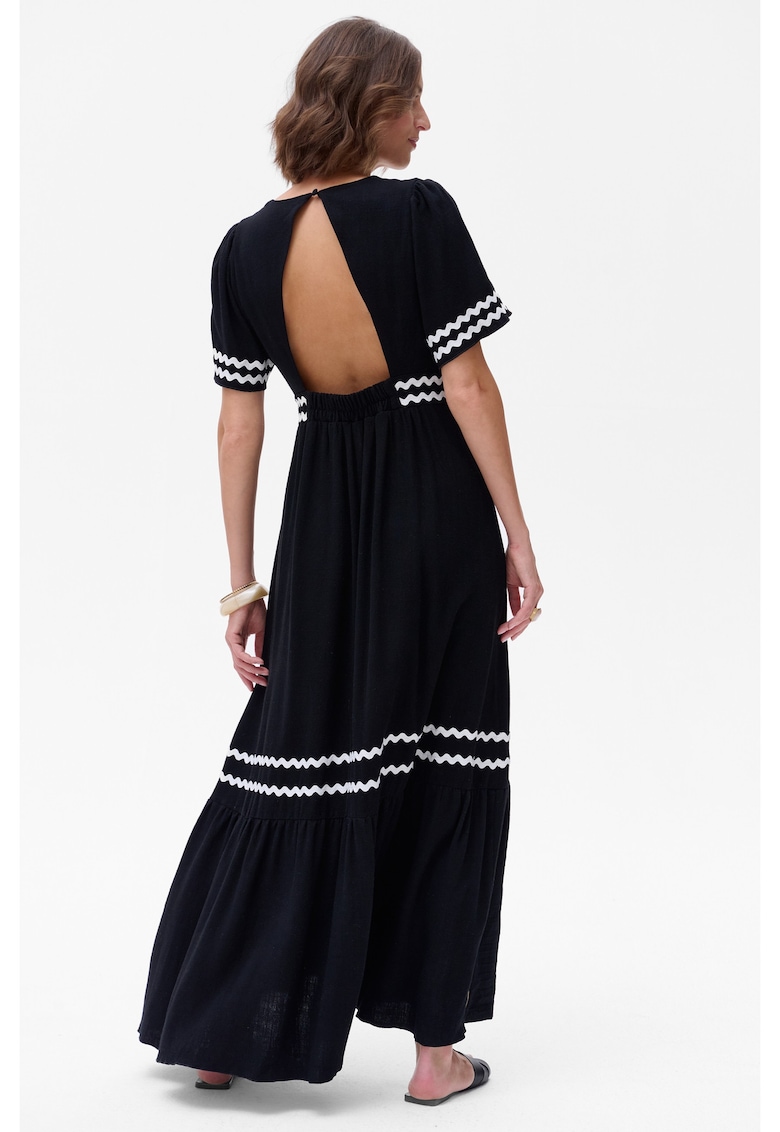 Rochie maxi cu decupaj in spate Stella