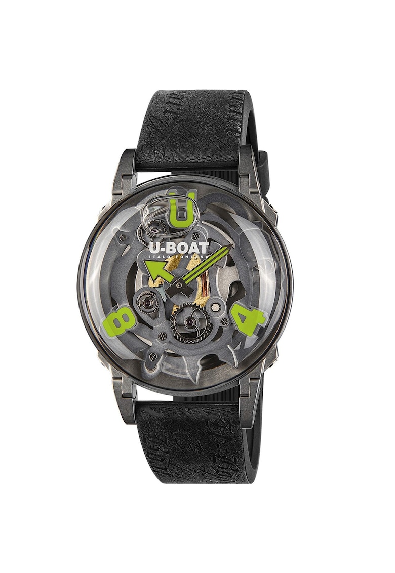 U-Boat 3350 Mens Watch U-65 Capsoil 44mm SS Green 5ATM