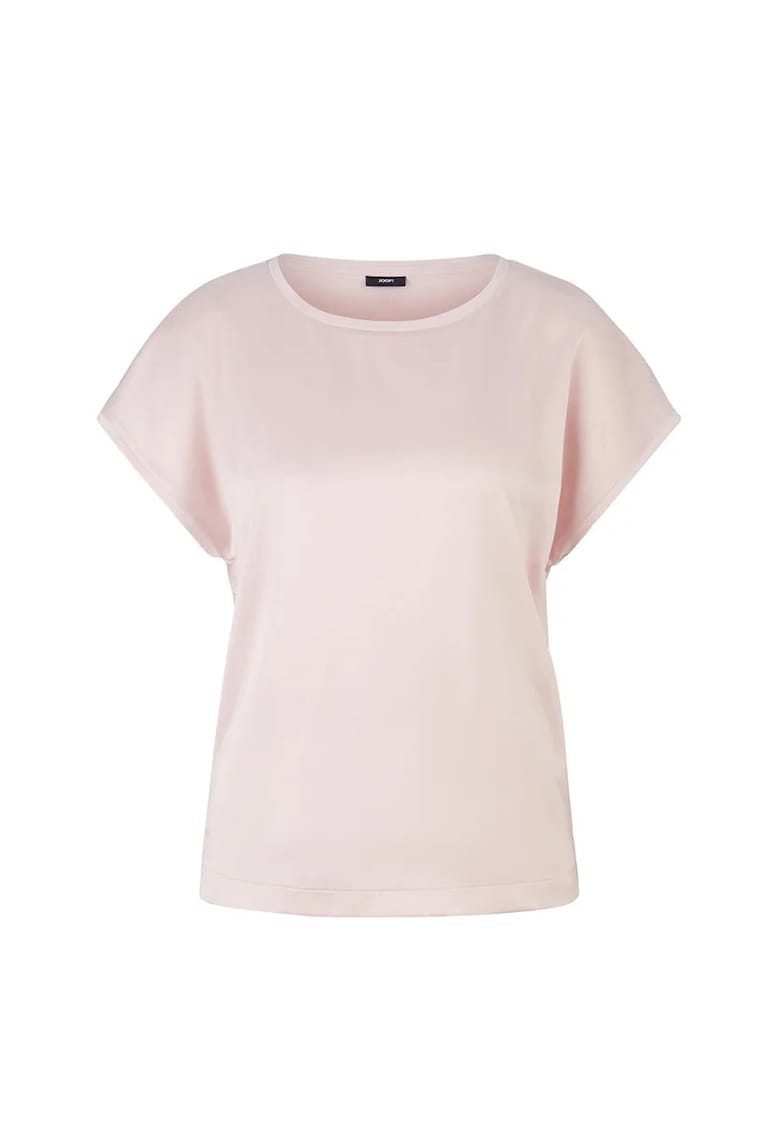 Tricou regular fit fără mâneci cu decupaj lateral - Roz