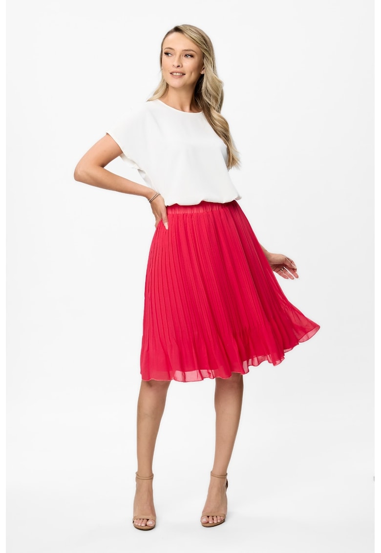 Fusta midi din amestec de lyocell Monalisa