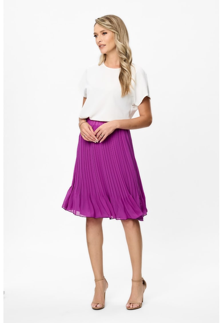 Fusta midi din amestec de lyocell Monalisa